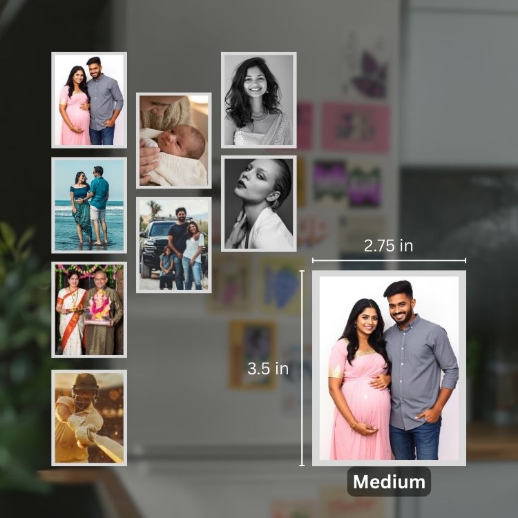 Medium size - 2.75" × 3.5"